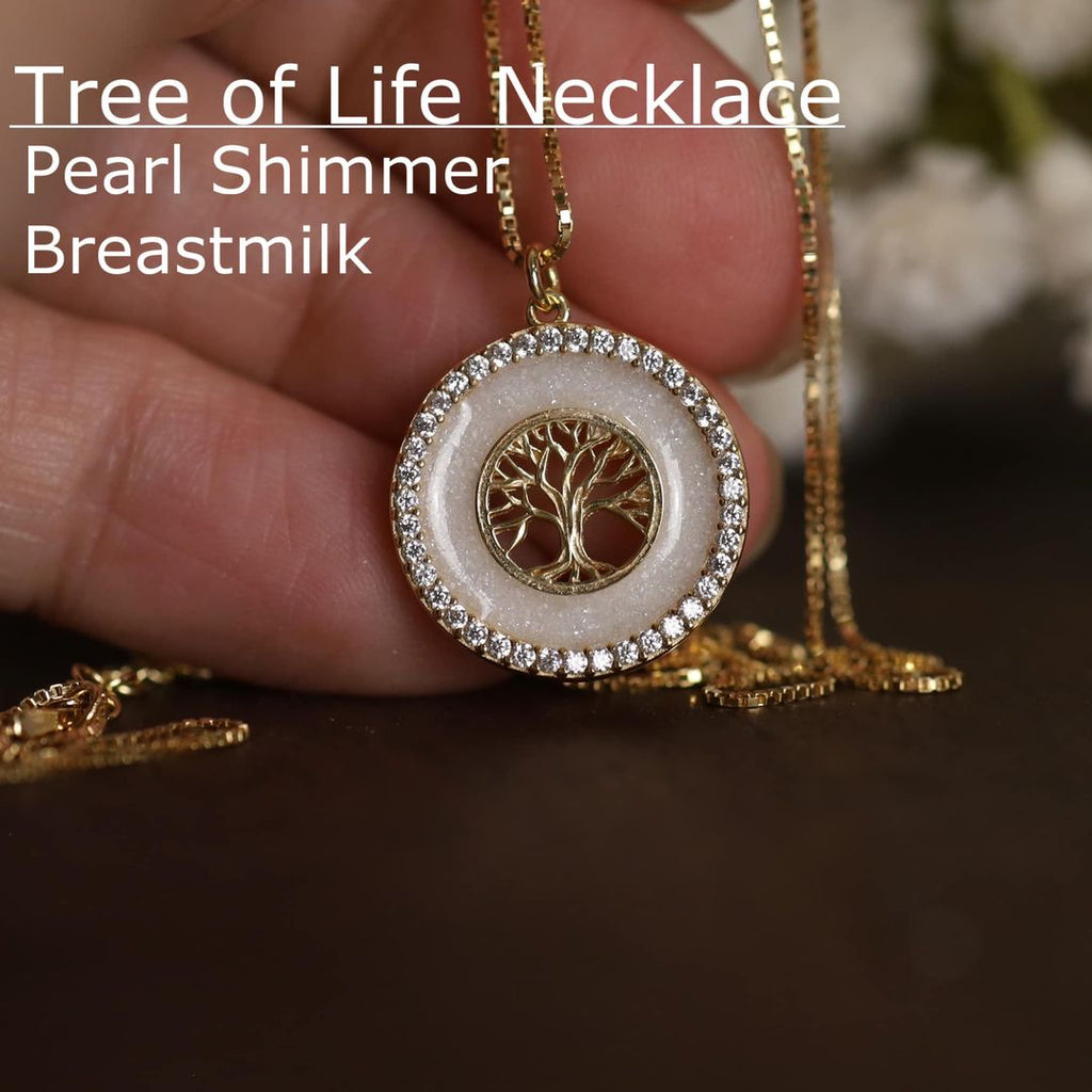 Tree of Life Breastmilk Necklace image 0