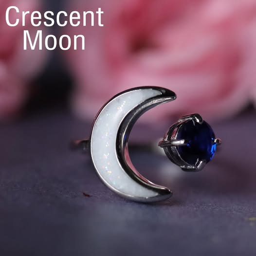 Crescent Moon Keepsake Ring image 12