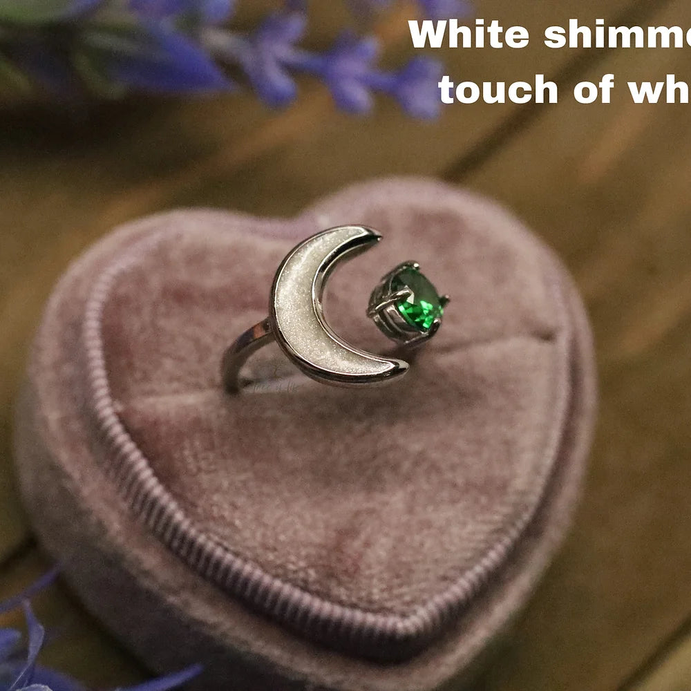 Crescent Moon Keepsake Ring image 10