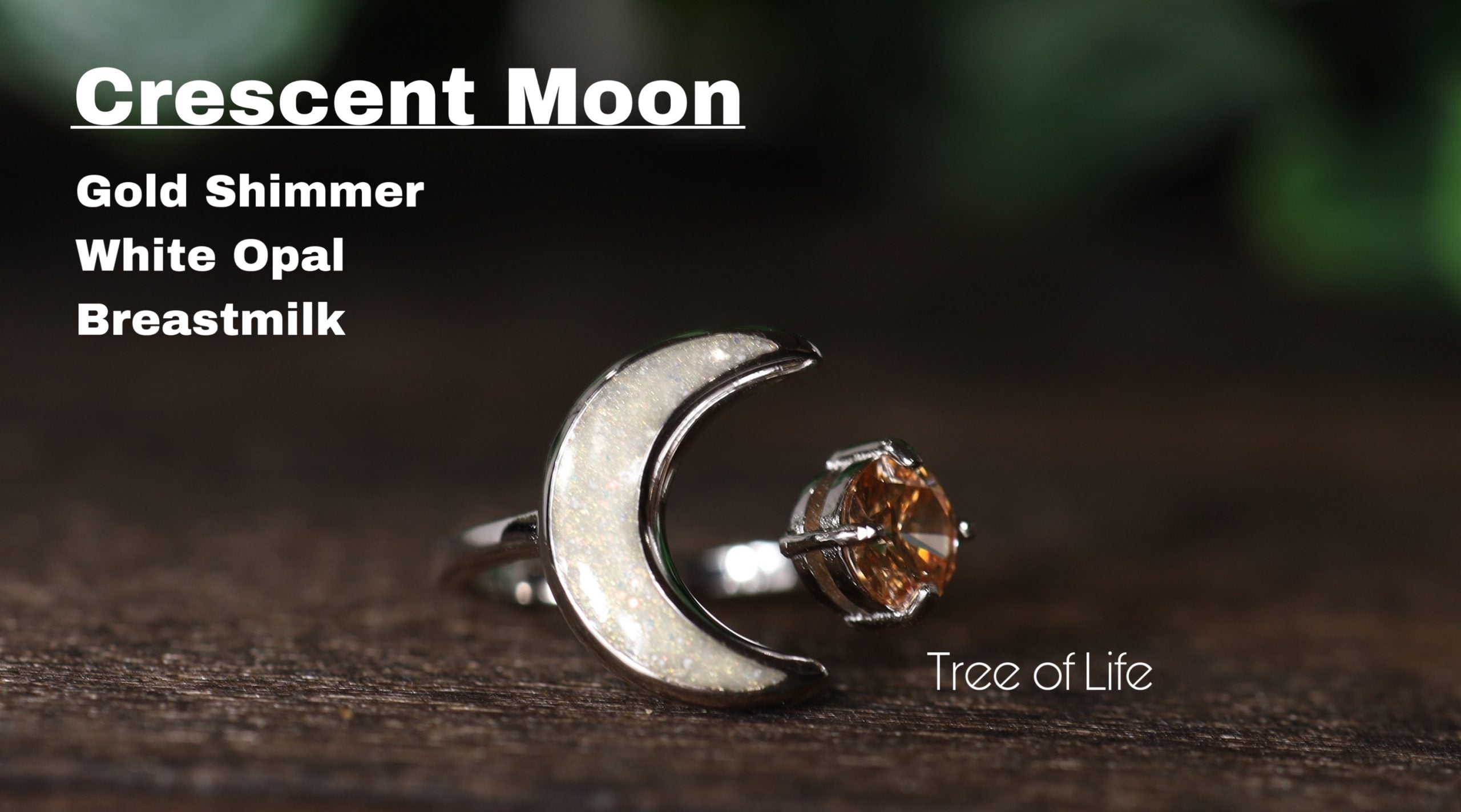 Crescent Moon Keepsake Ring image 7