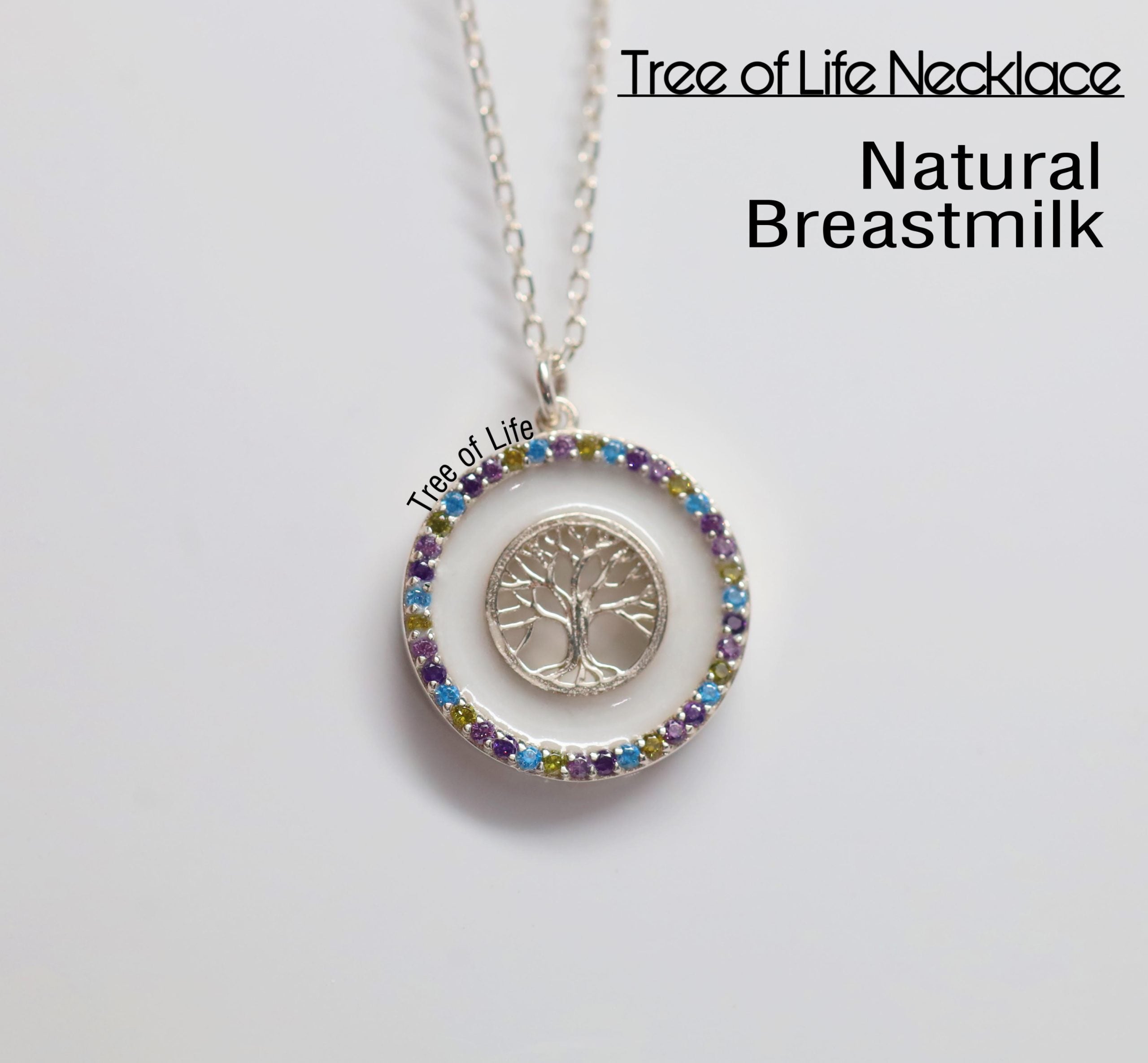 Tree of Life Breastmilk Necklace image 5