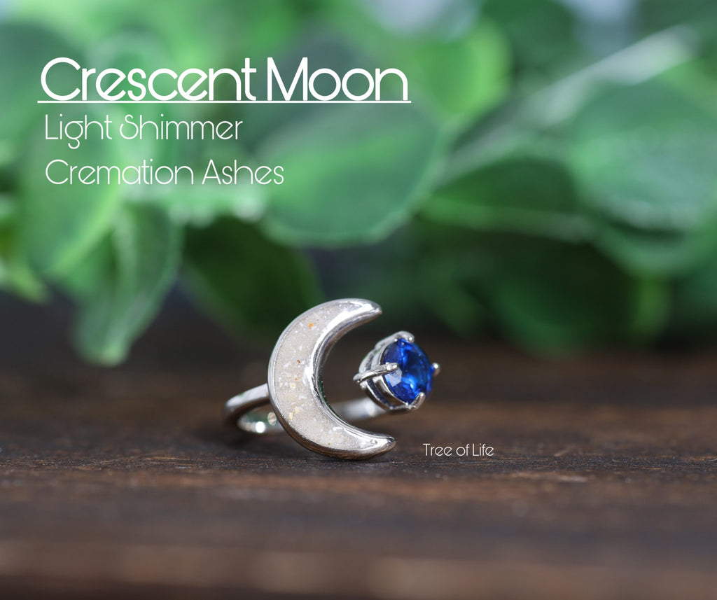 Crescent Moon Keepsake Ring image 11