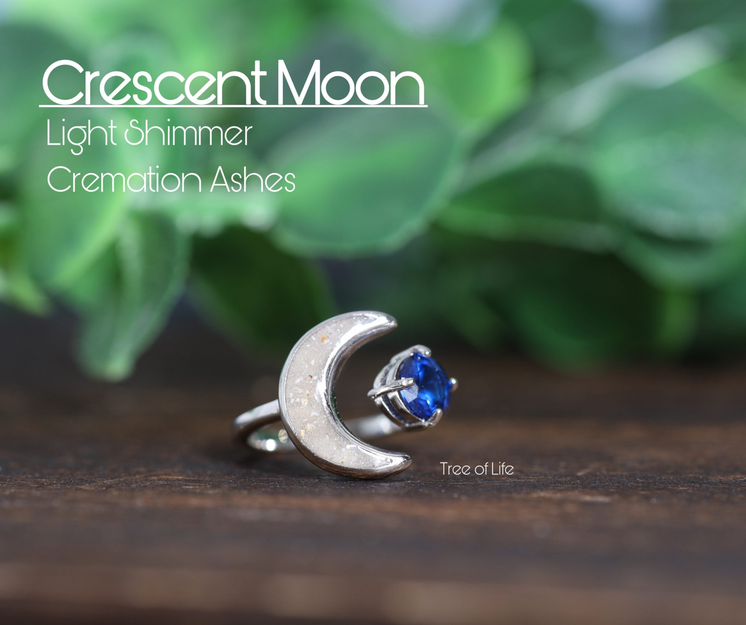 Crescent Moon Keepsake Ring image 11