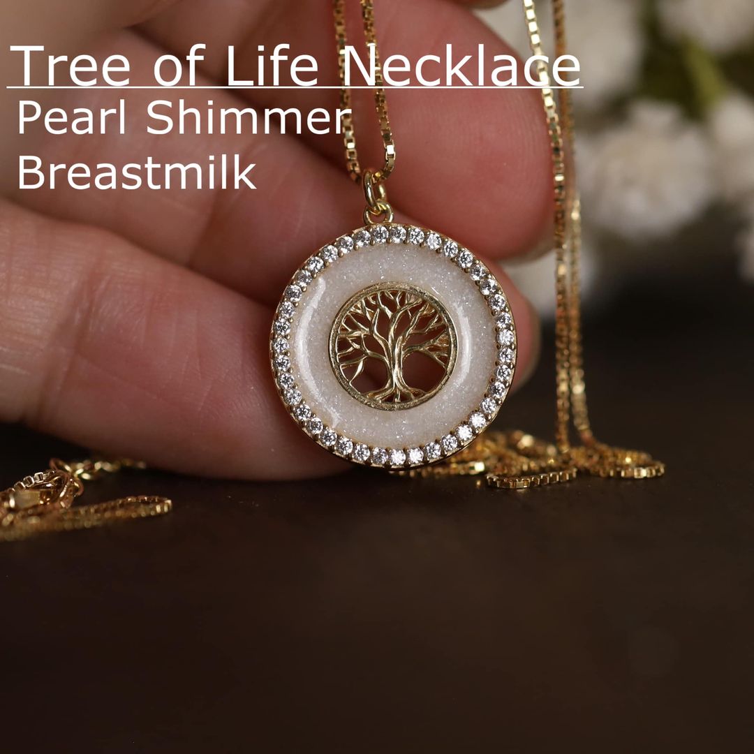 Tree of Life Breastmilk Necklace image 7