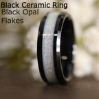 Black Ceramic Ring image 1