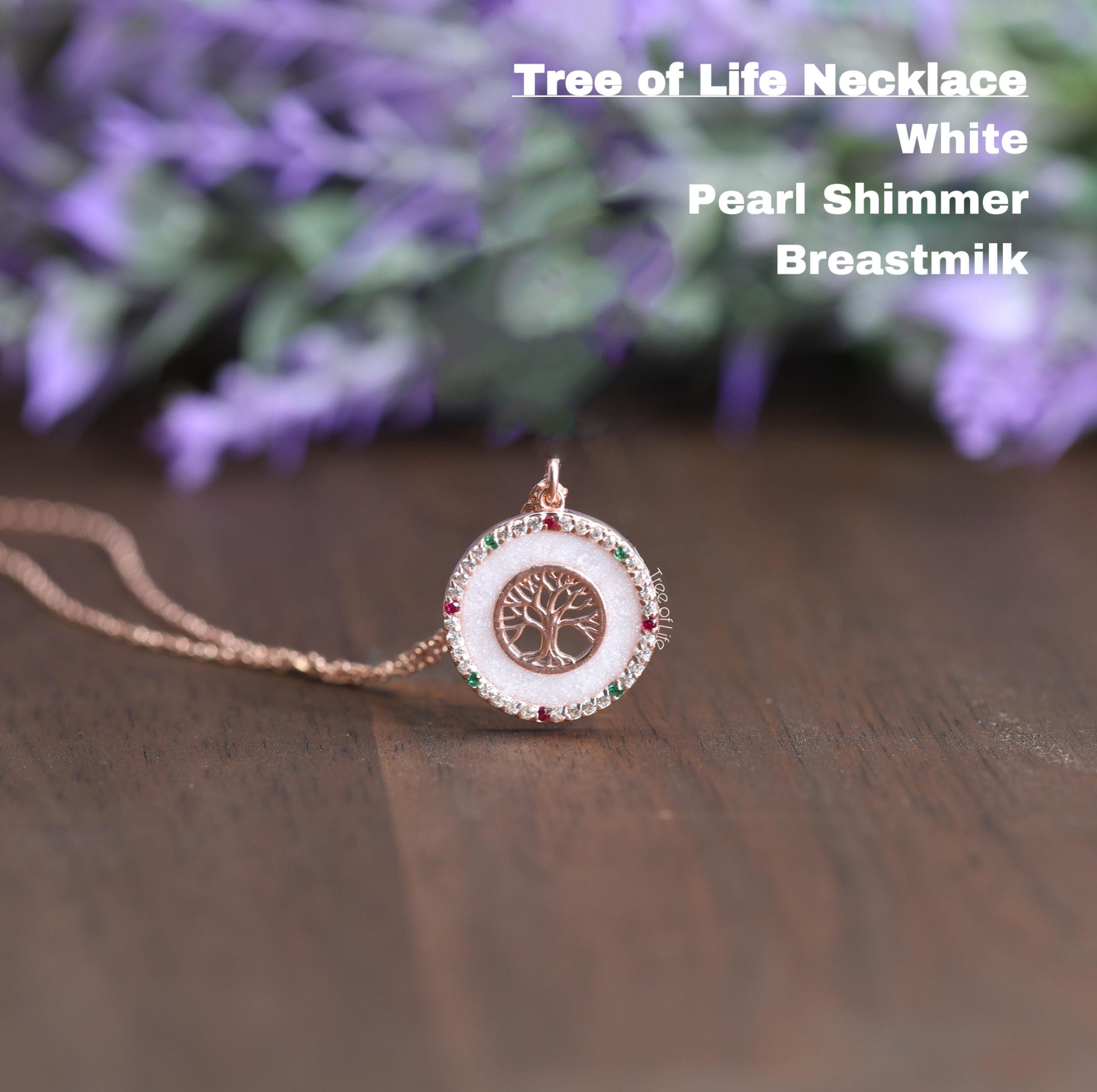 Tree of Life Breastmilk Necklace image 6
